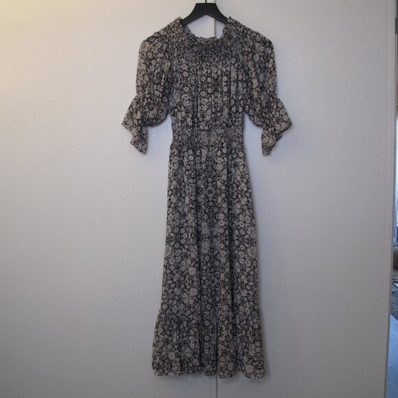 MISA LOS ANGELES - Off Shoulder Puff Sleeve Floral Dress - Picture 14 of 14